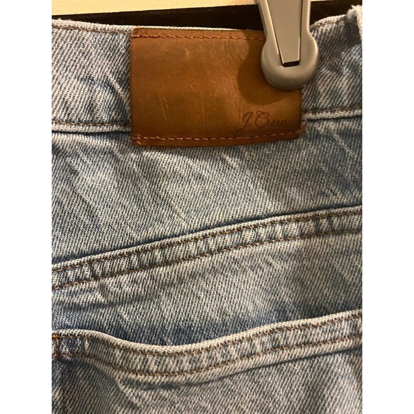 J. Crew Denim Jeans Women's Size 25 Blue Straight Leg Belt Loops Button Outdoor - Picture 5 of 6